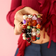 Nuevo Abalorios de vidrio y de cerámica