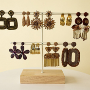 Nuevo Pendientes hechos a mano de la India