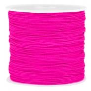 Hilo macram&eacute; 0.8mm Rosa s&uacute;per ne&oacute;n 