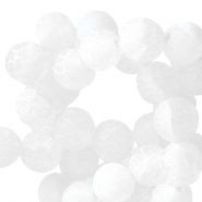 Piedras naturales Calcedonia (Cuarzo) y &Aacute;gata 6mm &Oacute;palo blanco