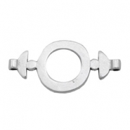 Colgantes/entrepiezas metálicas TQ anillo 30mm plata vieja (sin níquel)