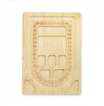 tablero de ensartar de madera