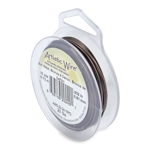 Alambre Art&iacute;stico Calibre 20 Lat&oacute;n viejo