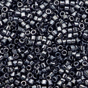 Abalorios Miyuki Delica's 11/0 Opaque gunmetal grey DB-1