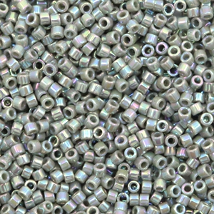 Abalorios Miyuki Delica's 11/0 Opaque AB grey DB-168