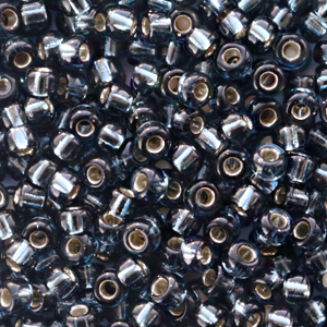 Miyuki Rocalla 8/0 Silverlined montana grey 8-2426