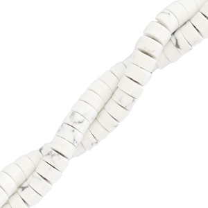 Piedras naturales abalorios disco 4mm Marm&oacute;l beige