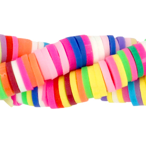 Abalorios Katsuki 4mm Mix arco&iacute;ris ne&oacute;n amarillo