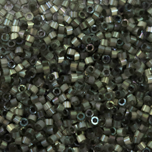 Abalorios Miyuki Delica's 11/0 Silk satin dyed rustic gray DB-1818