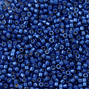 Abalorios Miyuki Delica's 11/0 Duracoat galvanized navy blue DB-2511