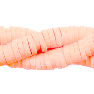 Abalorios Katsuki 6mm Naranja melocot&oacute;n