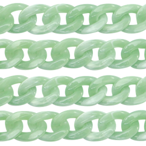 Cadena acr&iacute;lico 22mm Verde