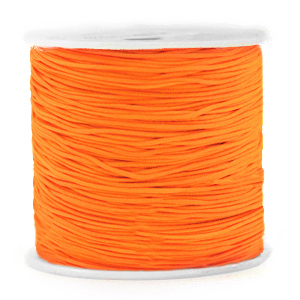Hilo macram&eacute; 0.8mm Naranja n&eacute;on