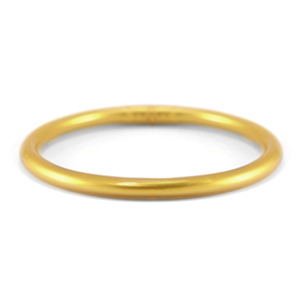 Pulsera imitaci&oacute;n Pan de Oro 5mm talla S Dorado Aspen