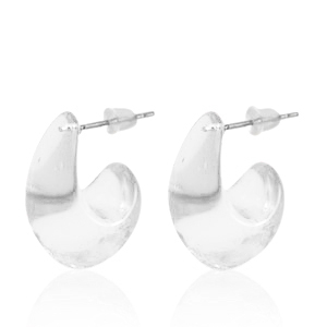 Pendientes Trendy criolla Transparente