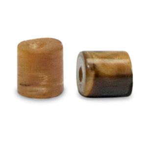 Piedras naturales Ojo de tigre disco 4x4mm Marr&oacute;n dorado