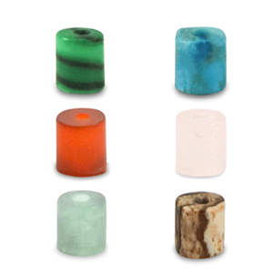 Piedras naturales mix disco 2x2mm Multicolor