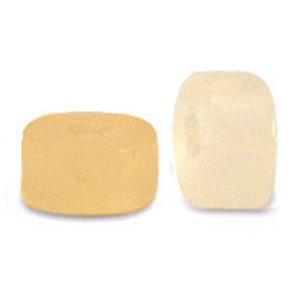 Piedras naturales Cuarzo disco 6x3mm Naranja &aacute;mbar