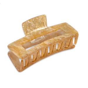 Accesorios pinza para el pelo Marr&oacute;n dorado con destellos