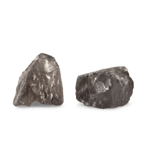 Abalorios de piedra natural en bruto Gris halc&oacute;n