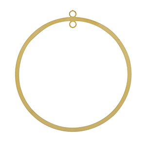 Colgantes Acero Inox 52mm Dorado