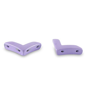 Abalorios Tile flecha P&uacute;rpura paisley