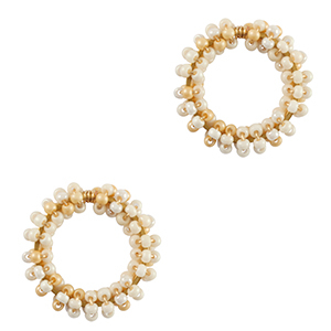 Colgantes Acero Inox abolorios Beige-dorado