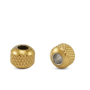 Abalorios Acero Inox 8mm Dorado