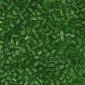 Abalorios Miyuki Delica's 15/0 Transparent Olive DBS1111