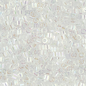 Abalorios Miyuki Delica's 15/0 Crystal AB DBS0055