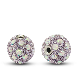 Abalorios bohemios Lila-strass