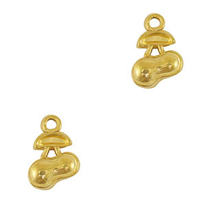 Colgantes Acero Inox cerezas Oro