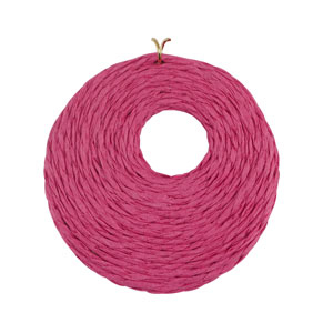 Colgantes Rafia 53mm Fucsia