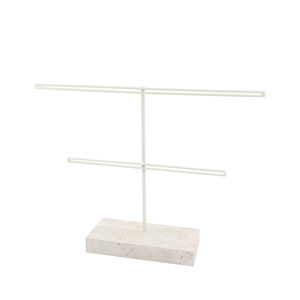 Expositor de joyer&iacute;a para pendientes Natural-opaco blancuzco