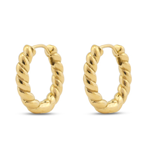 Pendientes Acero Inox criolla Dorado