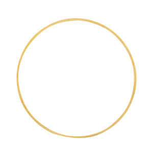 Fornituras met&aacute;licas DQ anillo cerrado 30mm Dorado (sin n&iacute;quel)