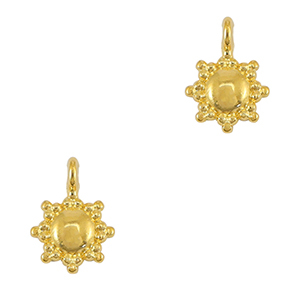 Colgantes met&aacute;licos DQ Dorado (sin n&iacute;quel)