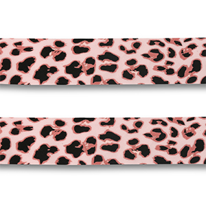 Bandana leopardo Rosa claro-rosado-negro