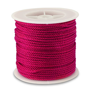 Cord&oacute;n trendy 2mm Rosado magenta
