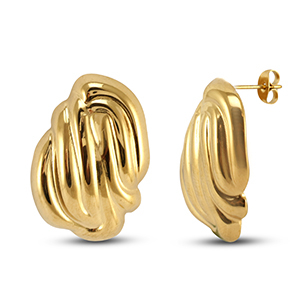 Pendientes Acero Inox Dorado