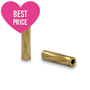 Rocalla cristal Special Bugle twist Dorado viejo