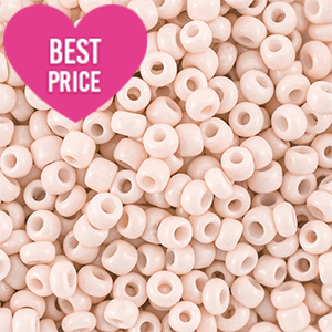 Rocalla cristal 12/0 (2mm) Beige durazno