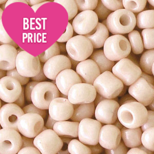 Rocalla cristal 12/0 (2mm) Beige latte