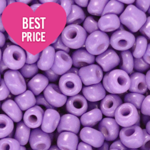 Rocalla cristal 12/0 (2mm) P&uacute;rpura lavanda intenso