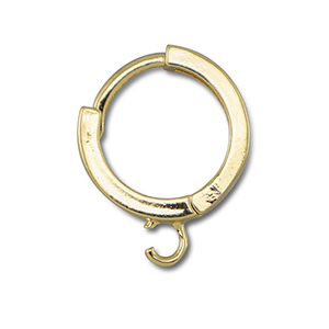 Metal TQ lat&oacute;n criolla con anilla Dorado