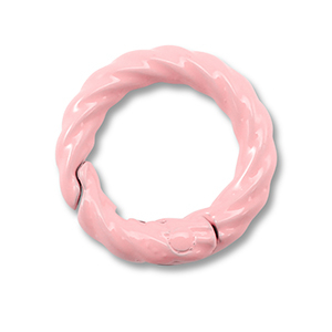 Fornituras coloridas anilla de llavero Rosa claro