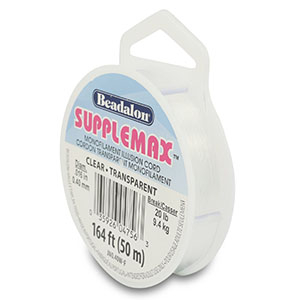 Beadalon hilo para enfilar Supplemax 0.40mm Transparente