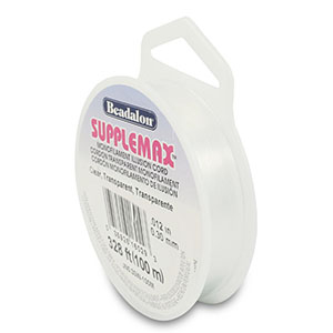 Beadalon hilo para enfilar Supplemax 0.30mm Transparente
