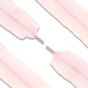 Cord&oacute;n de zapato trendy organza Rosa vintage