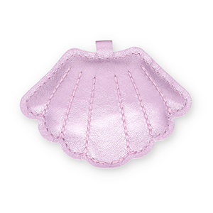 Colgantes llamativos concha P&uacute;rpura lila